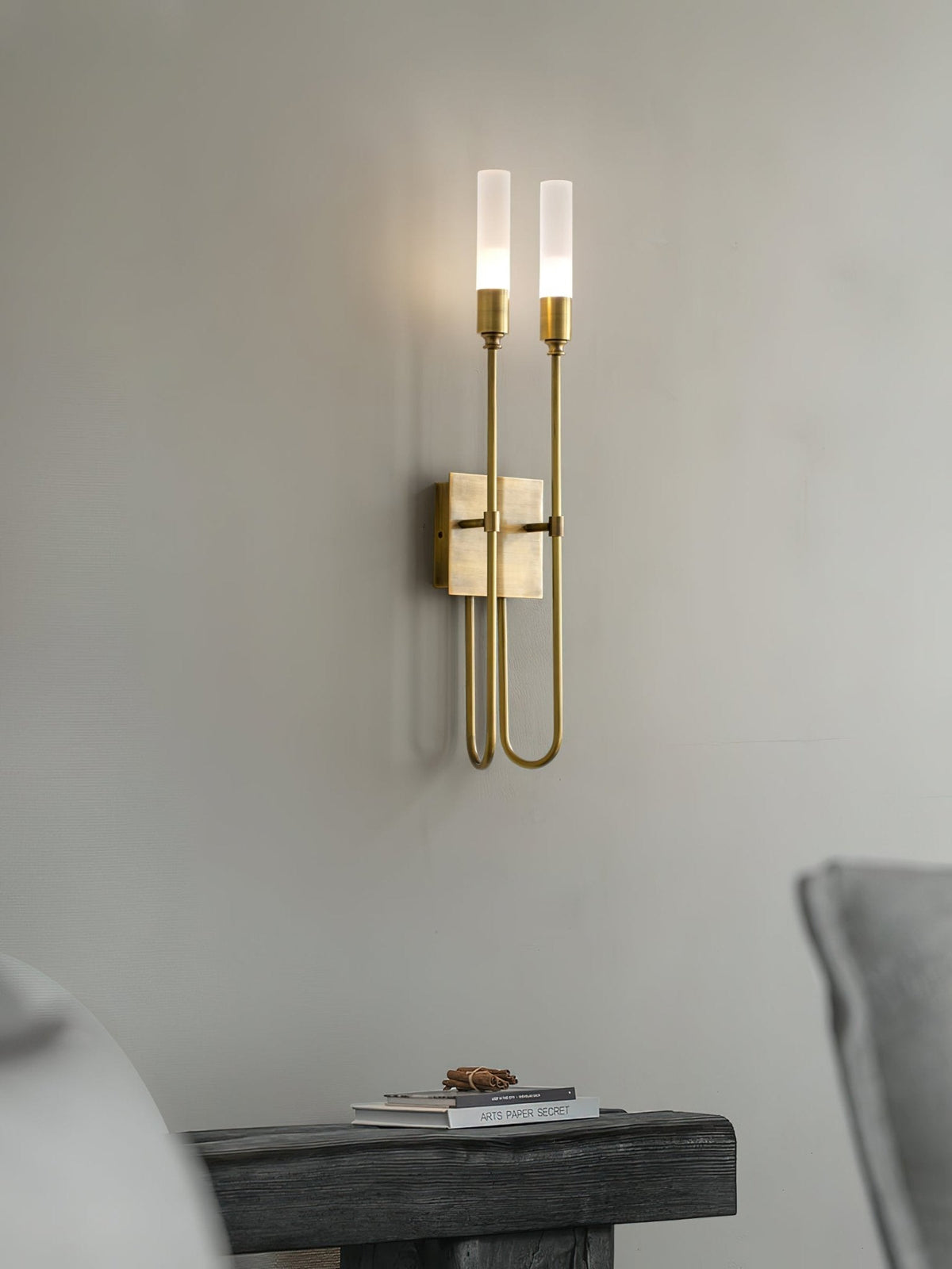 Double Arrow Wall Light, Hardwired Wall Sconce, detail 23