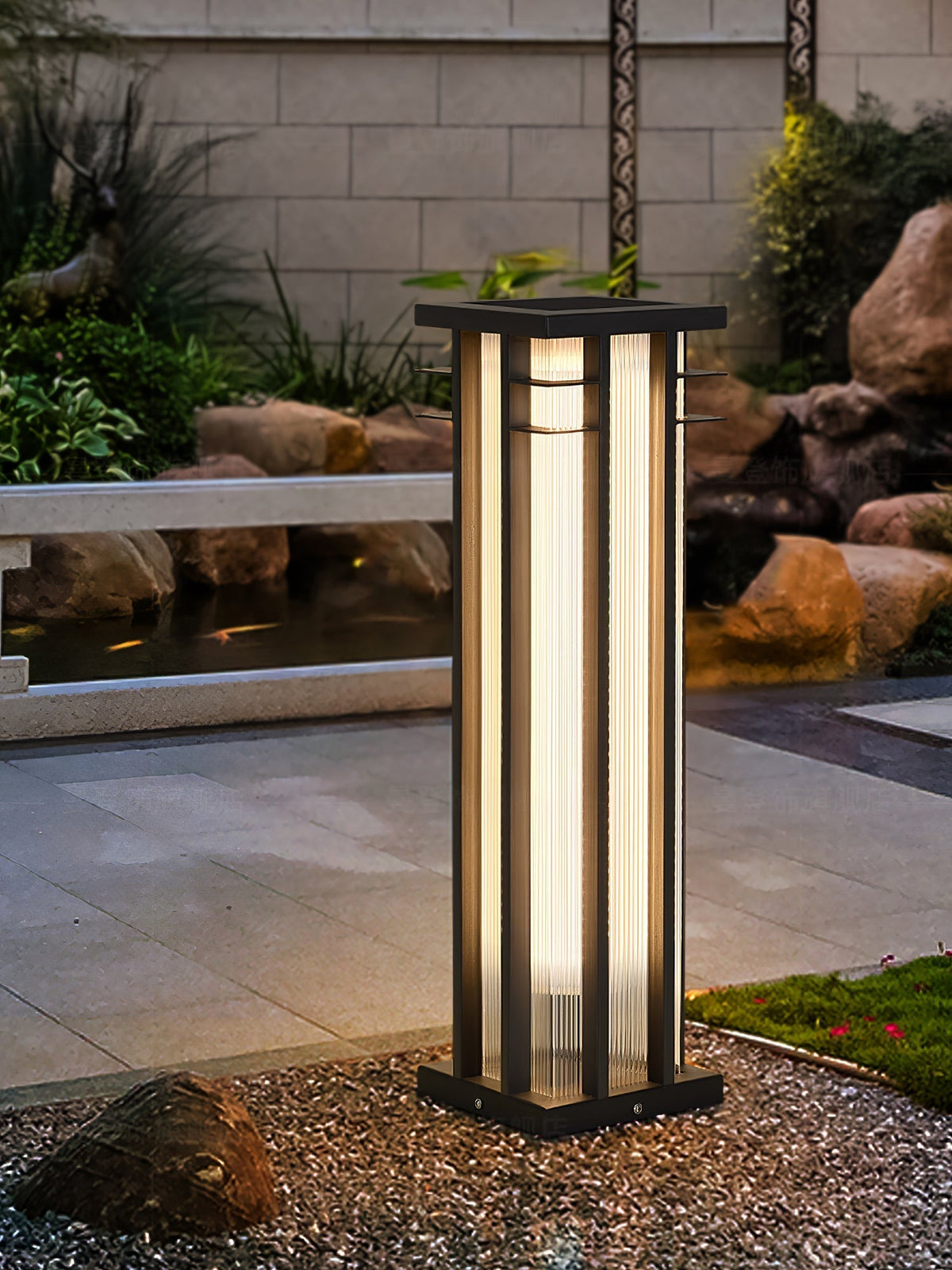 Double Axis Exterior Post Lamp, Outdoor Wall Light, detail 8