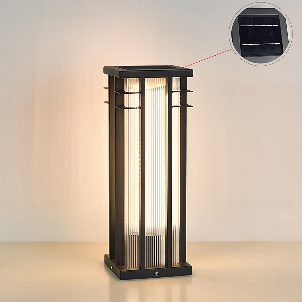 Double Axis Exterior Post Lamp, Outdoor Wall Light, detail 16