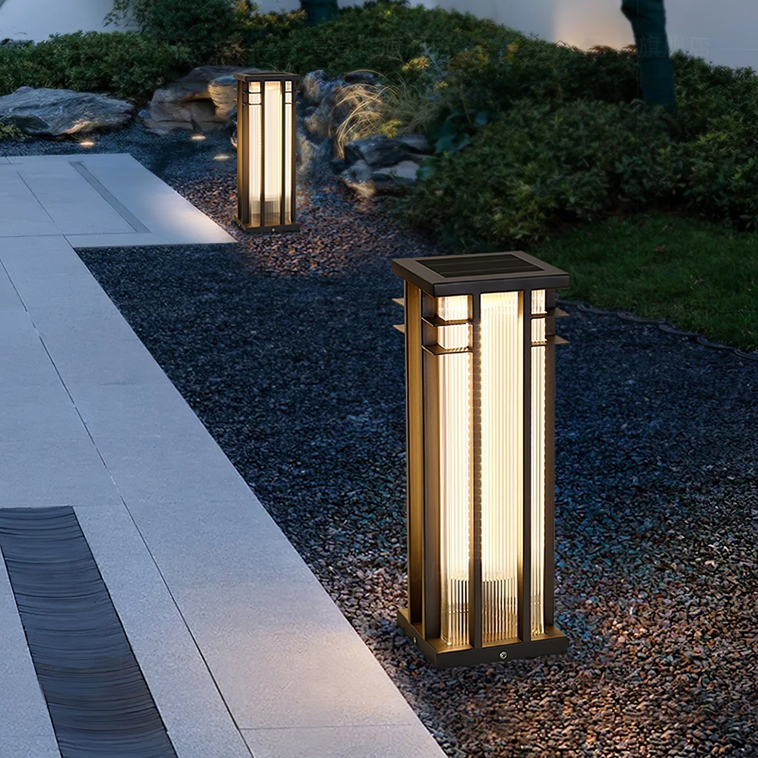 Double Axis Exterior Post Lamp, Outdoor Wall Light, detail 4