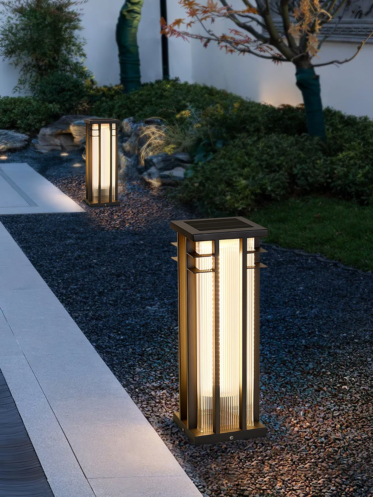 Double Axis Exterior Post Lamp, Outdoor Wall Light, detail 6