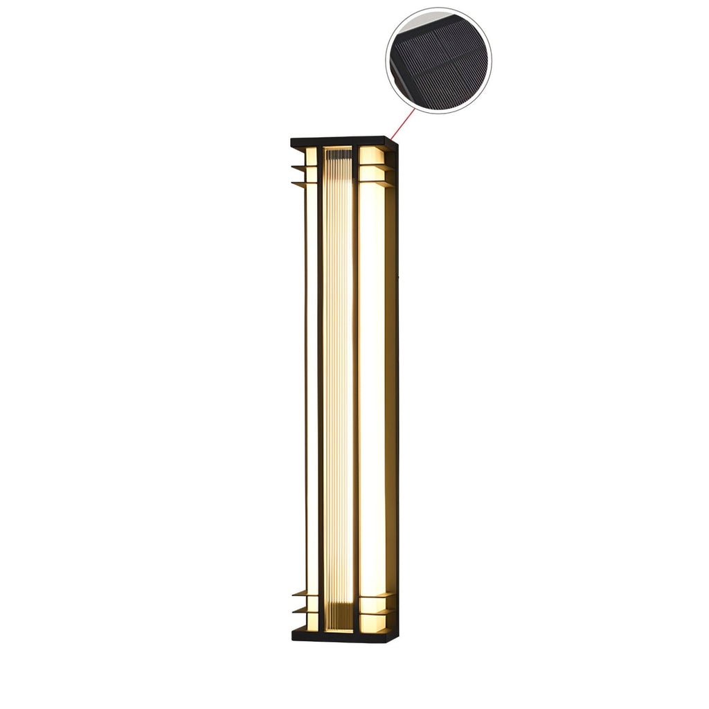 Double Axis Exterior Wall Light - L 16cm x W 12cm x H 35cm Stainless steel, Outdoor Wall Light, detail 36