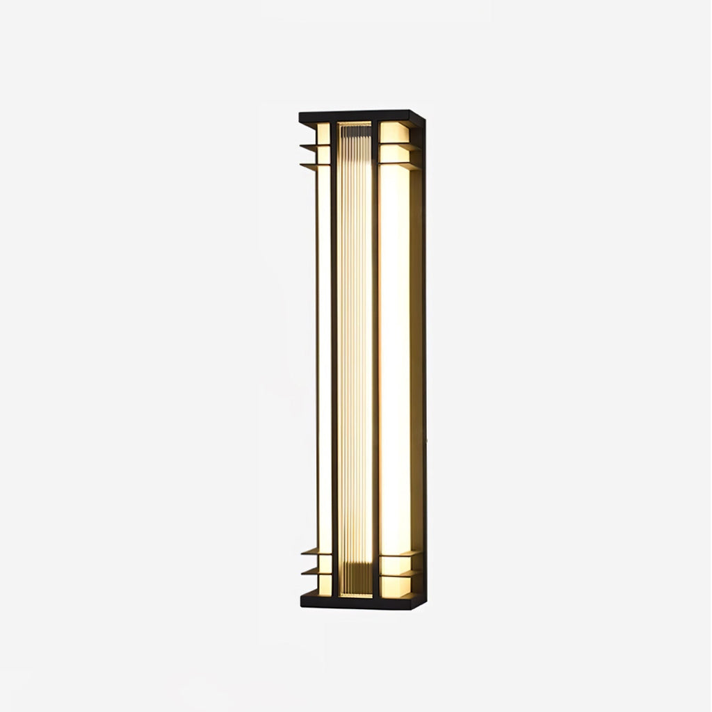 Double Axis Exterior Wall Light - L 16cm x W 12cm x H 35cm Stainless steel, Outdoor Wall Light, detail 17