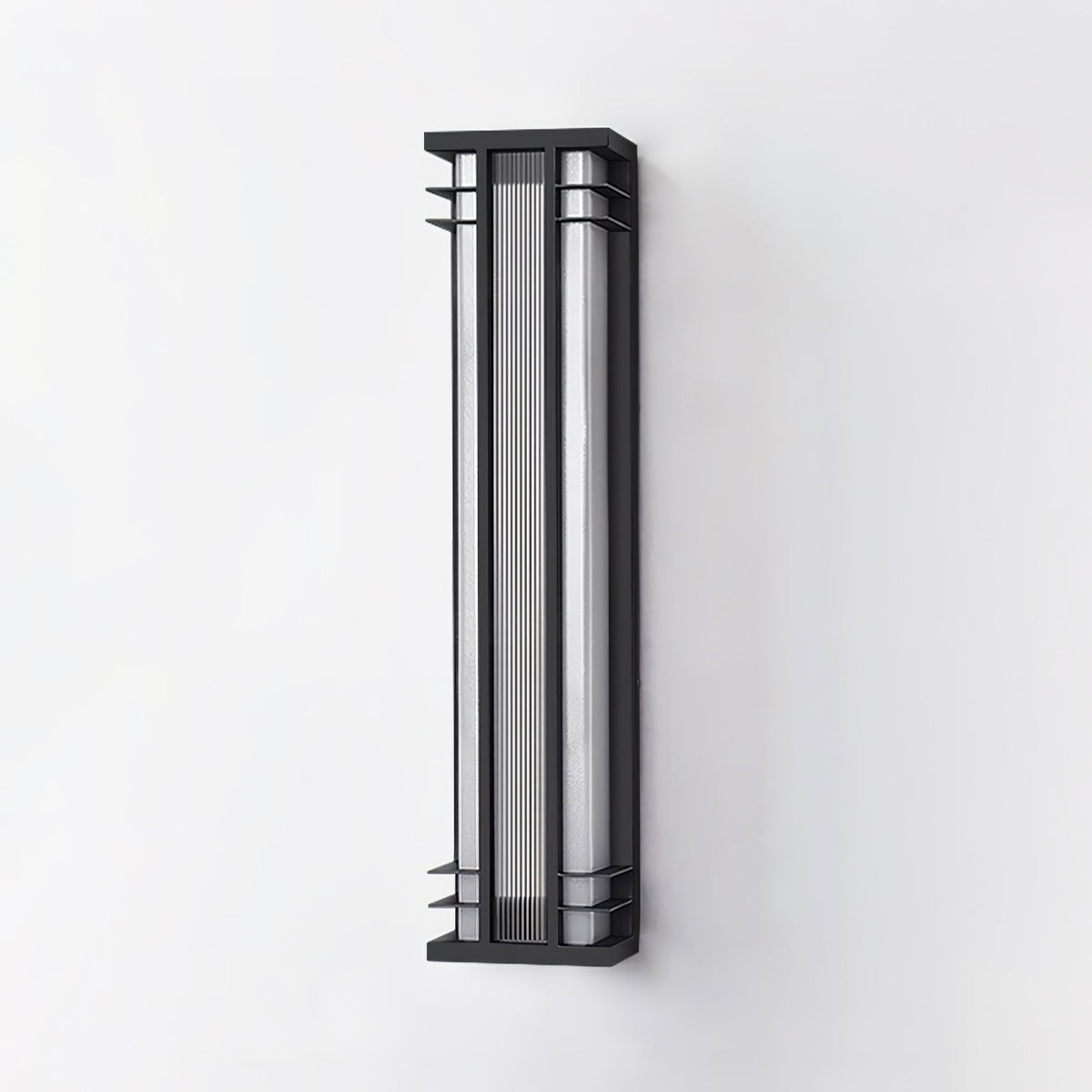 Double Axis Exterior Wall Light - L 16cm x W 12cm x H 35cm Stainless steel, Outdoor Wall Light, detail 18
