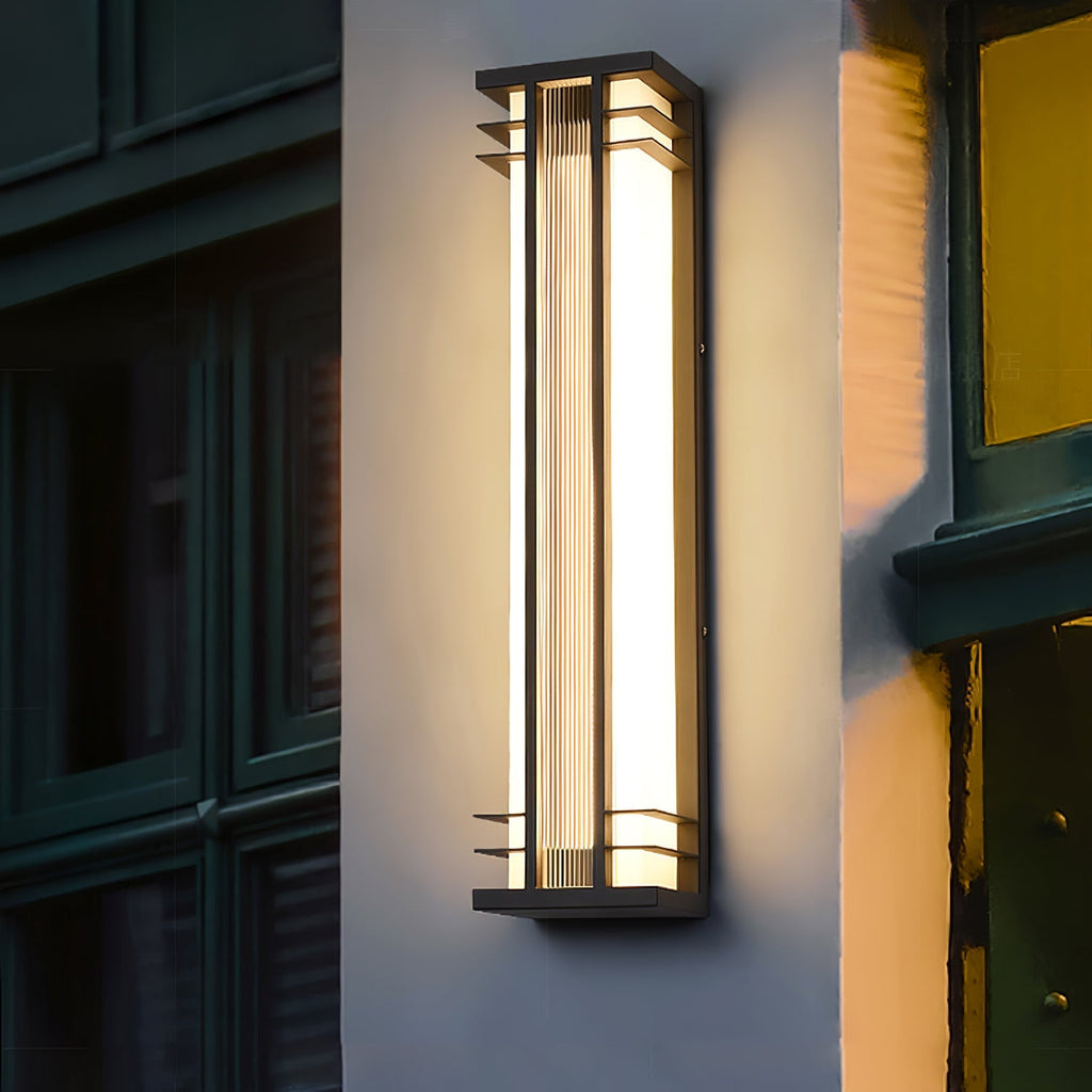 Double Axis Exterior Wall Light - L 6.3 x W 4.7 x H 13.8 Stainless steel, Outdoor Wall Light, detail 2