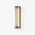 Double Axis Exterior Wall Light - L 6.3 x W 4.7 x H 13.8 Stainless steel, Outdoor Wall Light