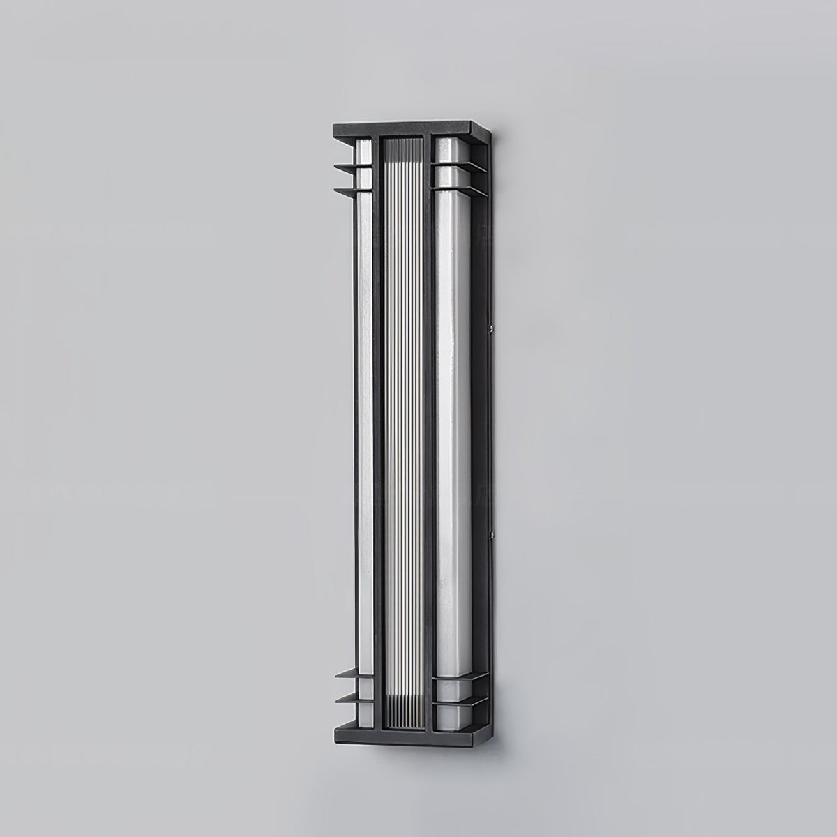 Double Axis Exterior Wall Light - L 16cm x W 12cm x H 35cm Stainless steel, Outdoor Wall Light, detail 20