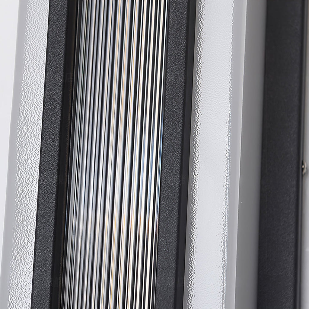 Double Axis Exterior Wall Light - L 16cm x W 12cm x H 35cm Stainless steel, Outdoor Wall Light, detail 24