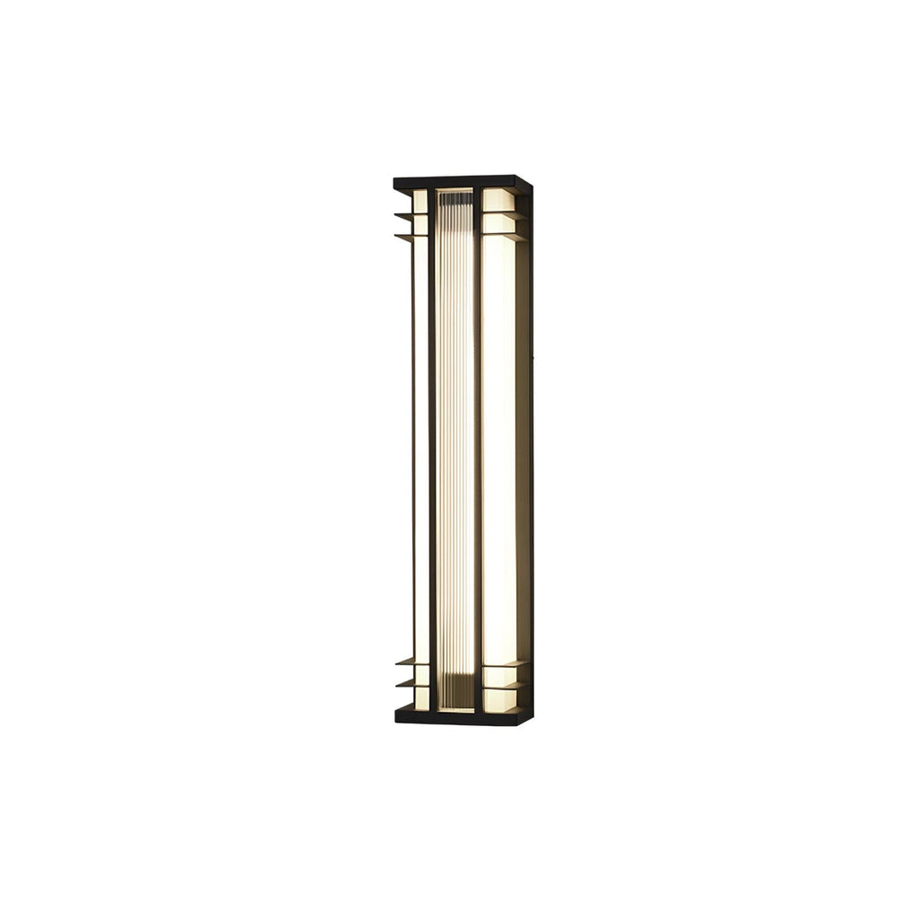 Double Axis Exterior Wall Light - L 16cm x W 12cm x H 35cm Stainless steel, Outdoor Wall Light, detail 32
