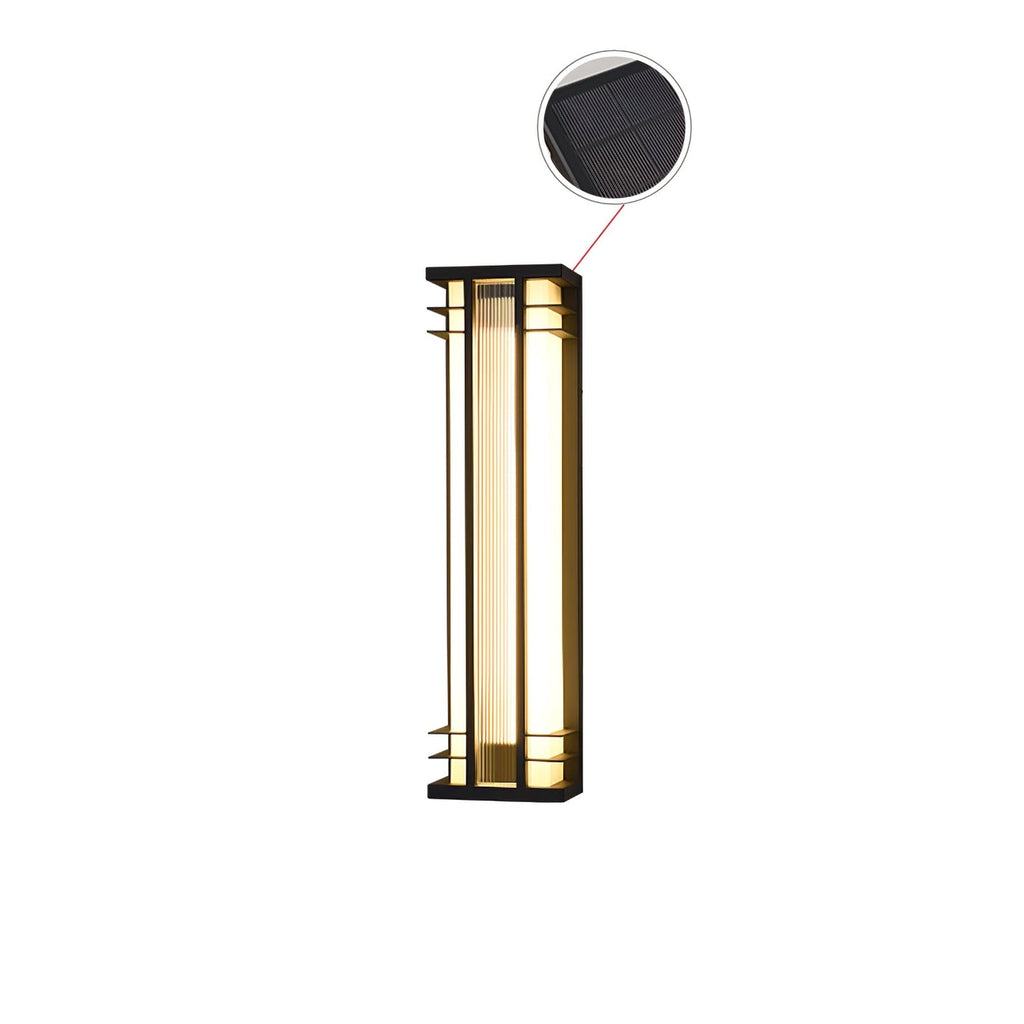 Double Axis Exterior Wall Light - L 16cm x W 12cm x H 35cm Stainless steel, Outdoor Wall Light, detail 34