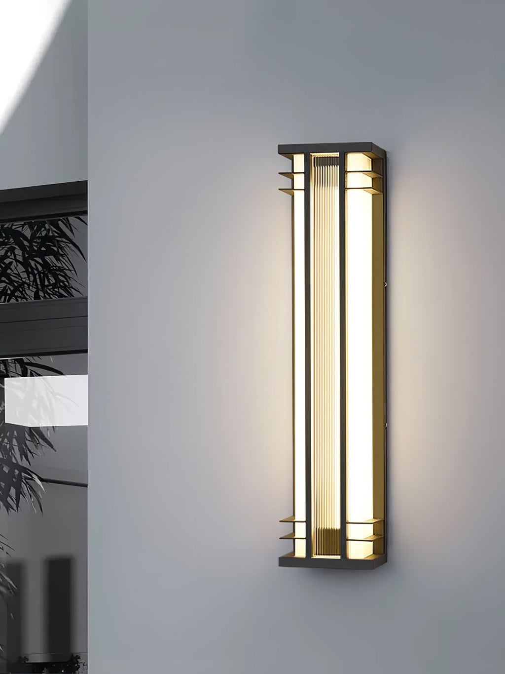 Double Axis Exterior Wall Light - L 6.3 x W 4.7 x H 13.8 Stainless steel, Outdoor Wall Light, detail 13
