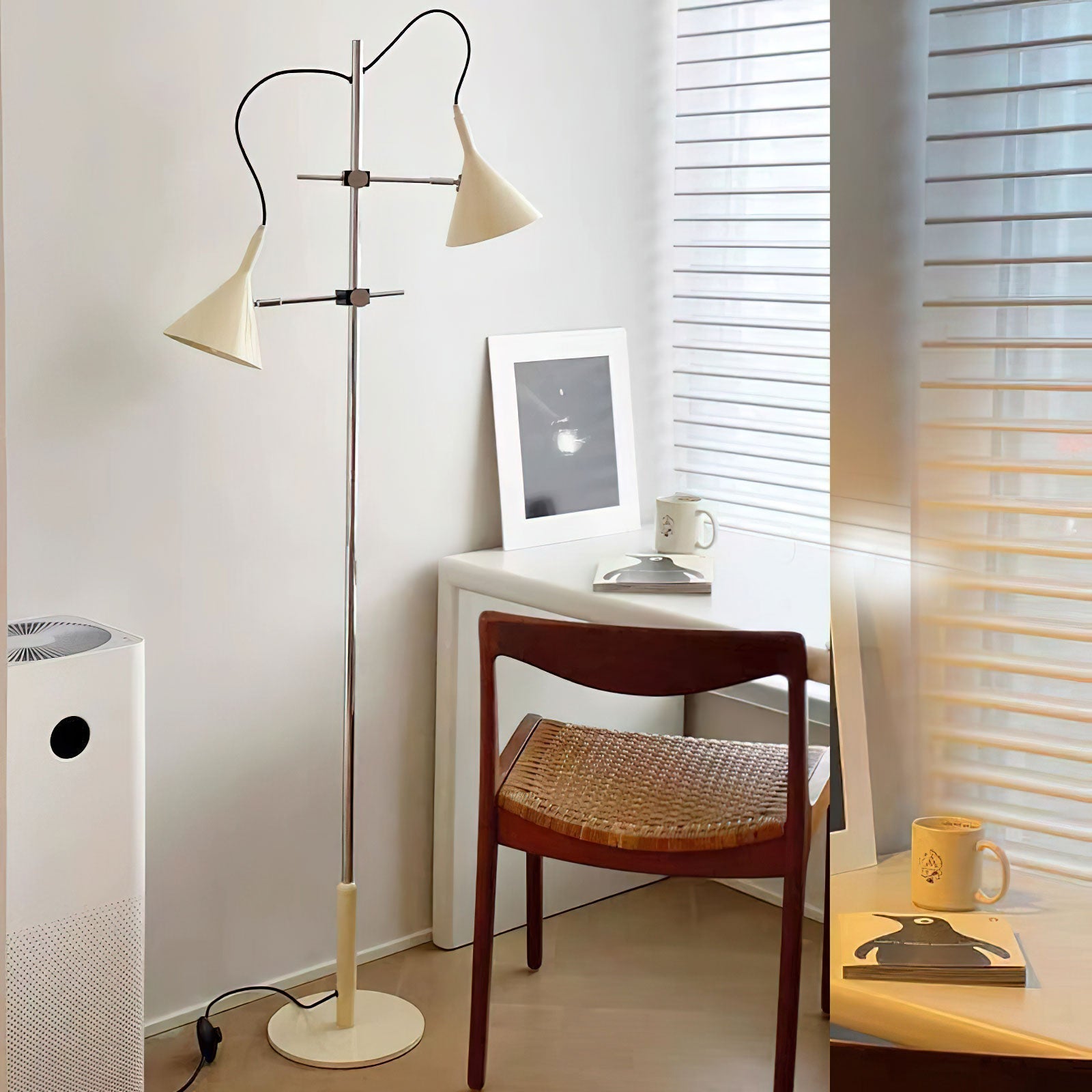 Double Bar Floor Light 9.8", Floor Lamp, detail 5
