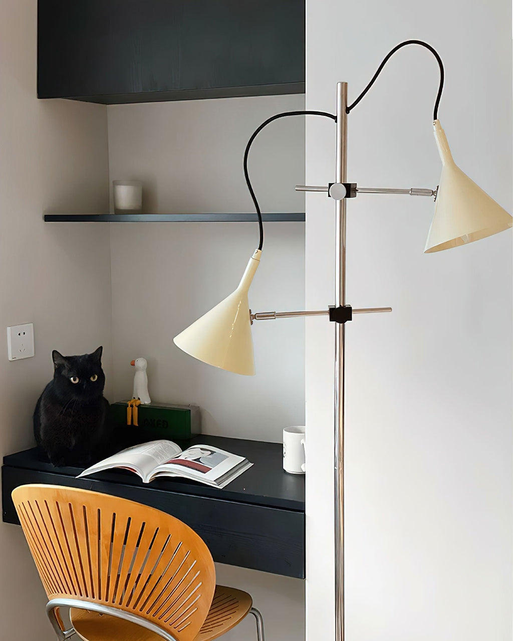 Double Bar Floor Light 9.8", Floor Lamp, detail 24