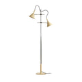 Double Bar Floor Light 9.8", Floor Lamp, Iron, D25 x H163cm
