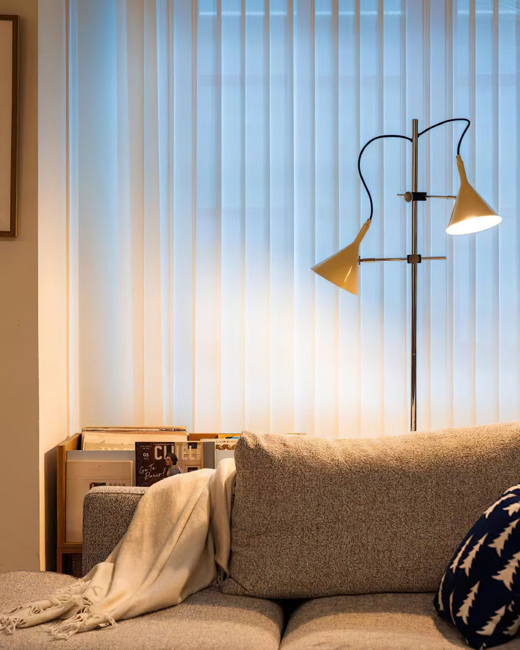 Double Bar Floor Light 9.8", Floor Lamp, detail 12