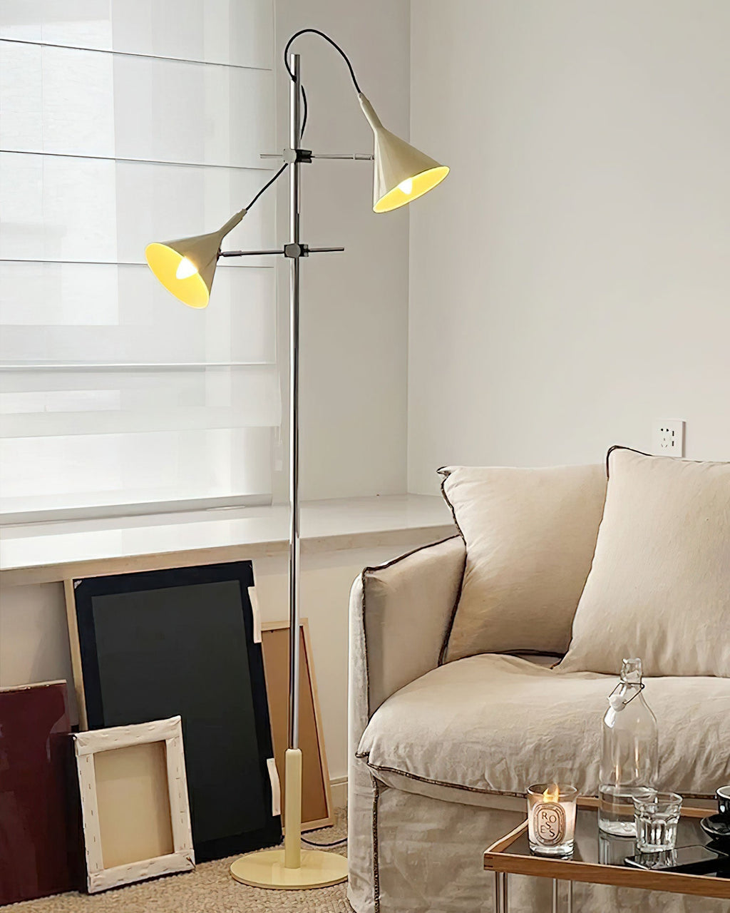Double Bar Floor Light 9.8", Floor Lamp, detail 13