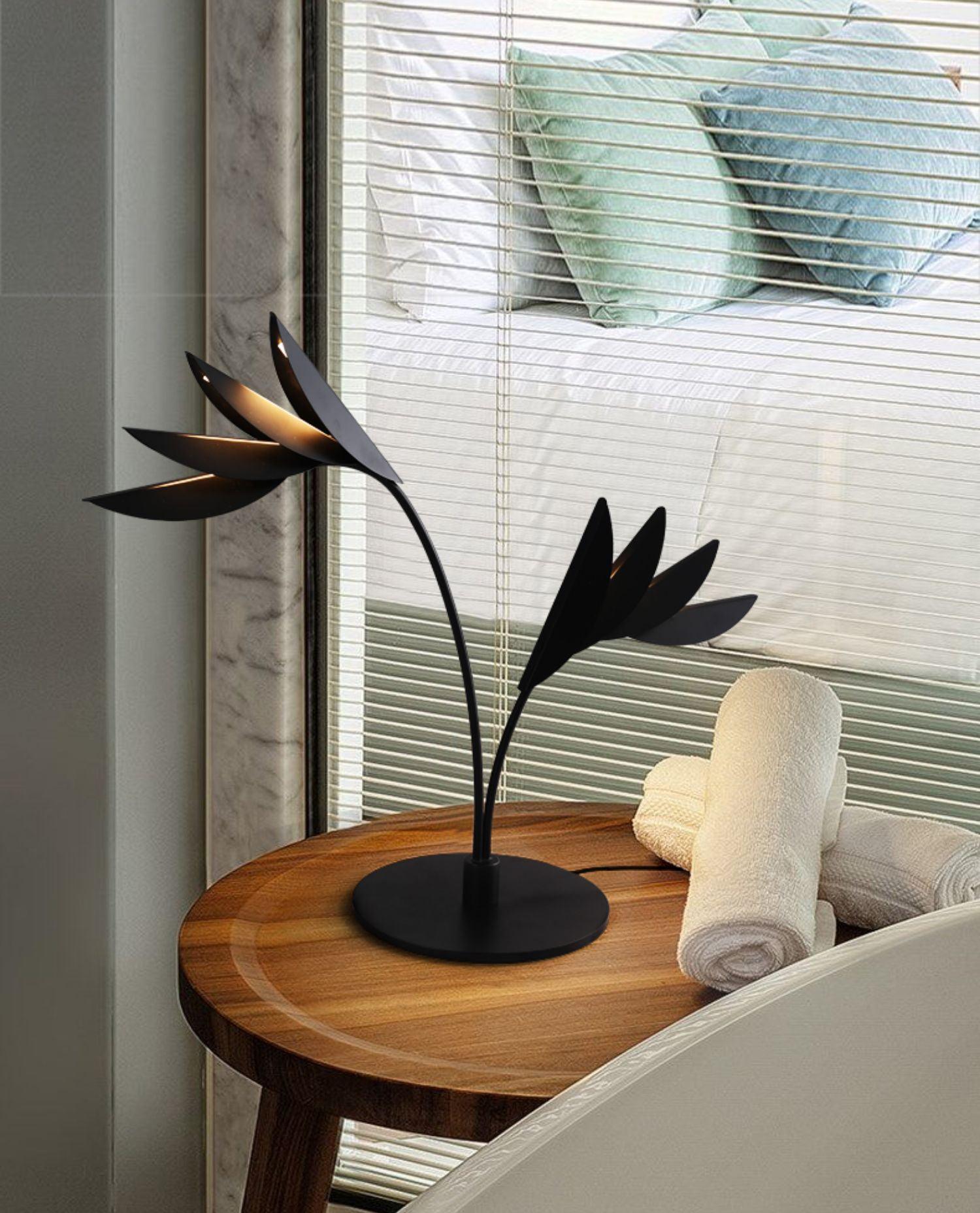 Double Leaf Table Light, Bedside Table Lamp, detail 11