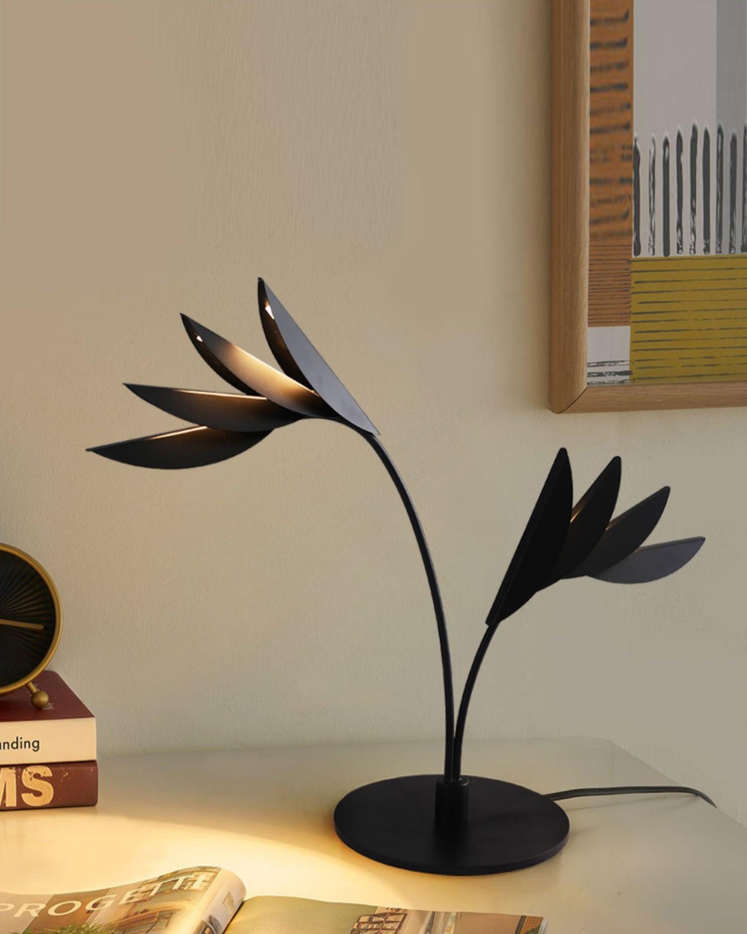 Double Leaf Table Light, Bedside Table Lamp, detail 7