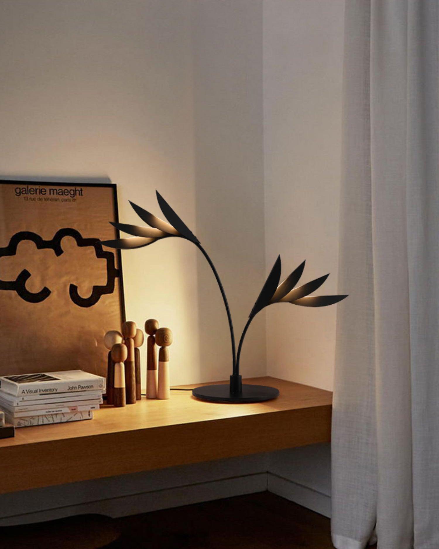 Double Leaf Table Light, Bedside Table Lamp, detail 8