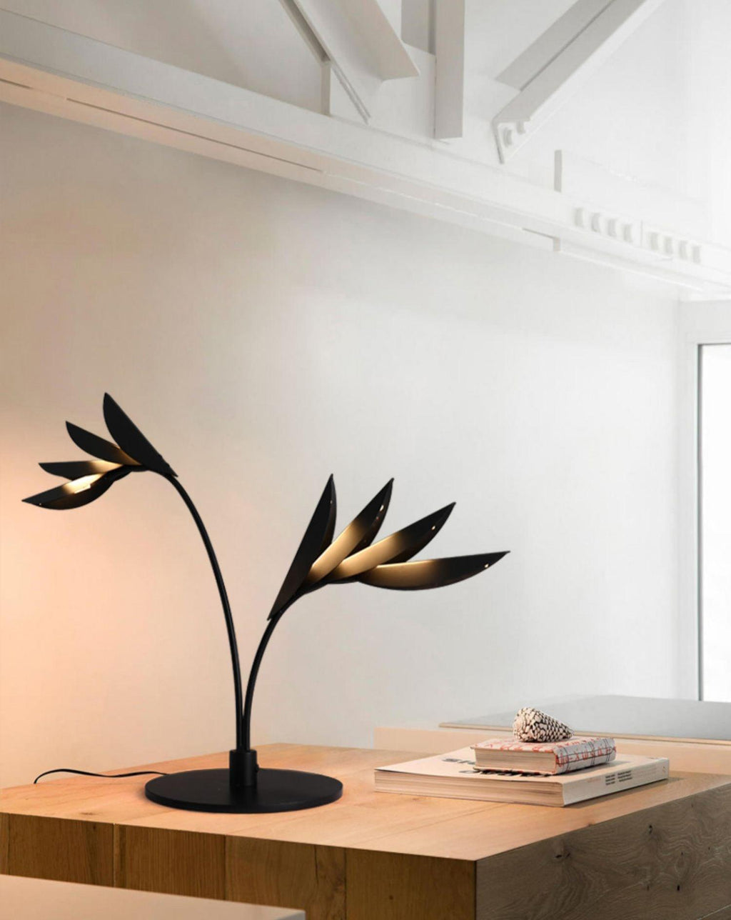 Double Leaf Table Light, Bedside Table Lamp, detail 9
