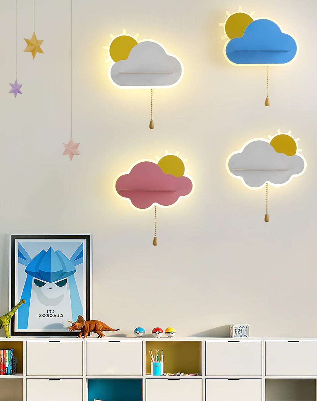Dreamier Cloud Wall Light, Bedroom Wall Sconce, detail 10