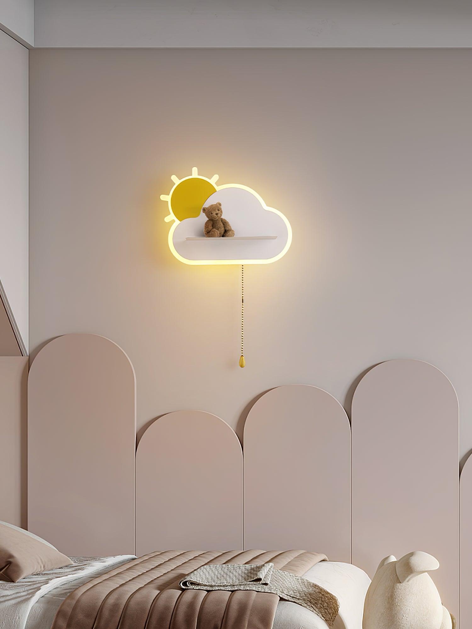 Dreamier Cloud Wall Light, Bedroom Wall Sconce, detail 13