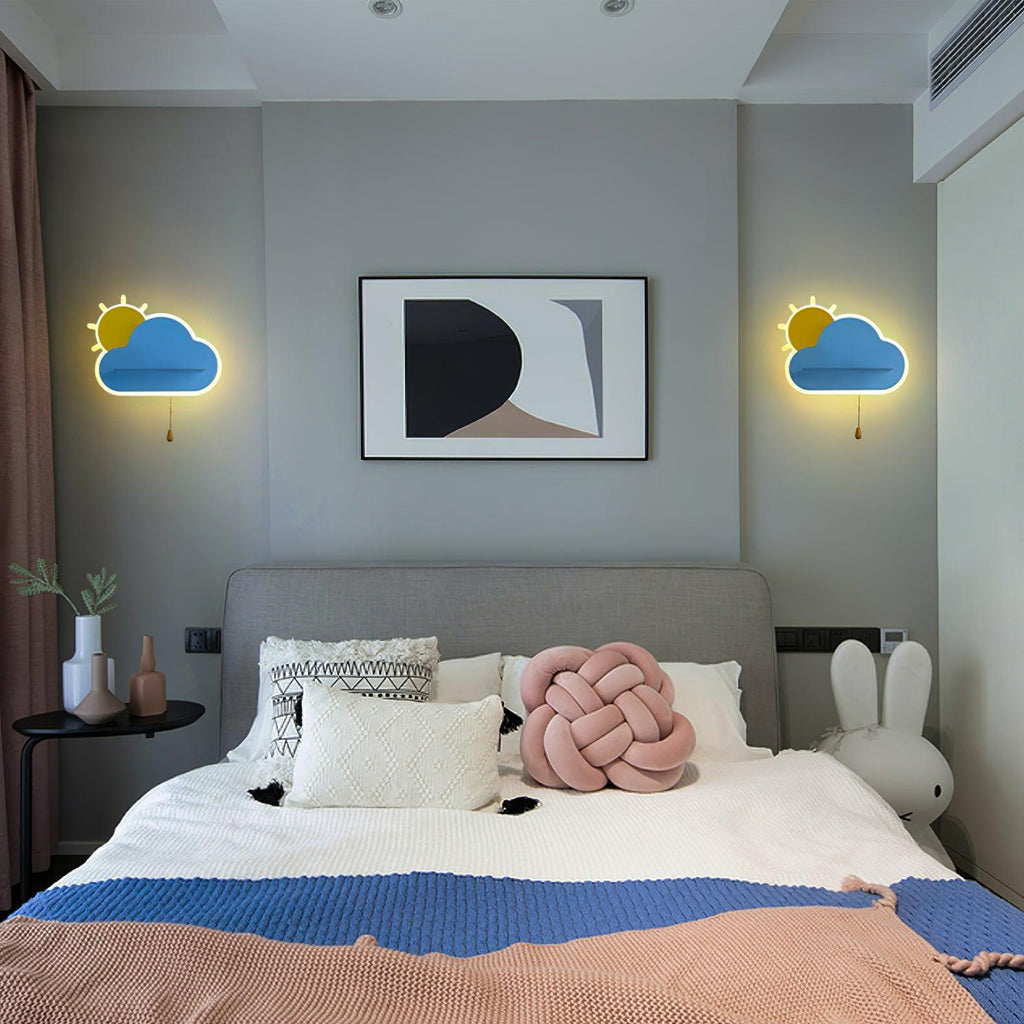 Dreamier Cloud Wall Light, Bedroom Wall Sconce, detail 4