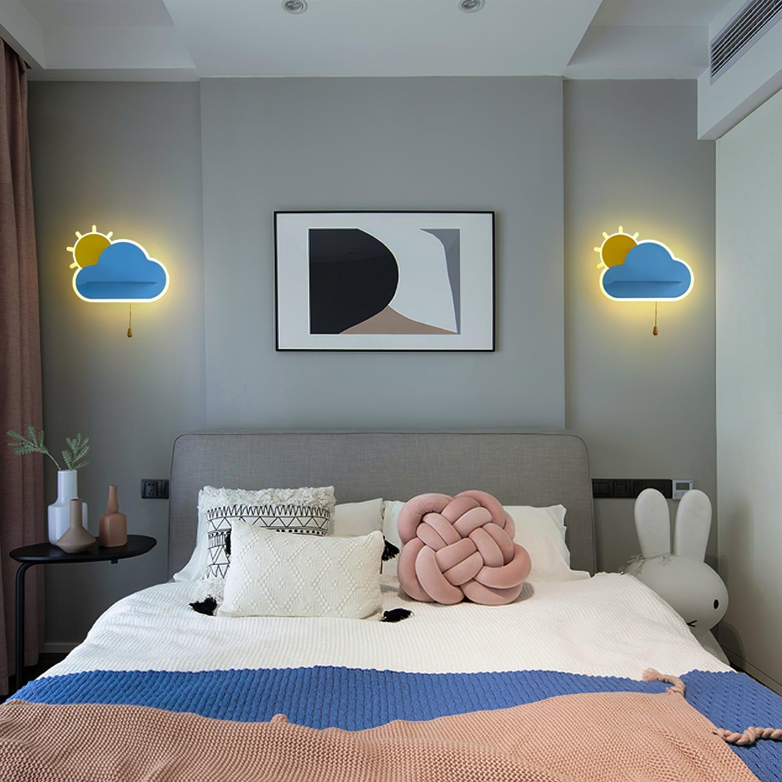 Dreamier Cloud Wall Light, Bedroom Wall Sconce, detail 4