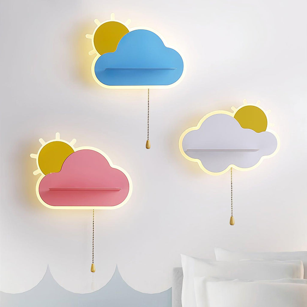 Dreamier Cloud Wall Light, Bedroom Wall Sconce, detail 3