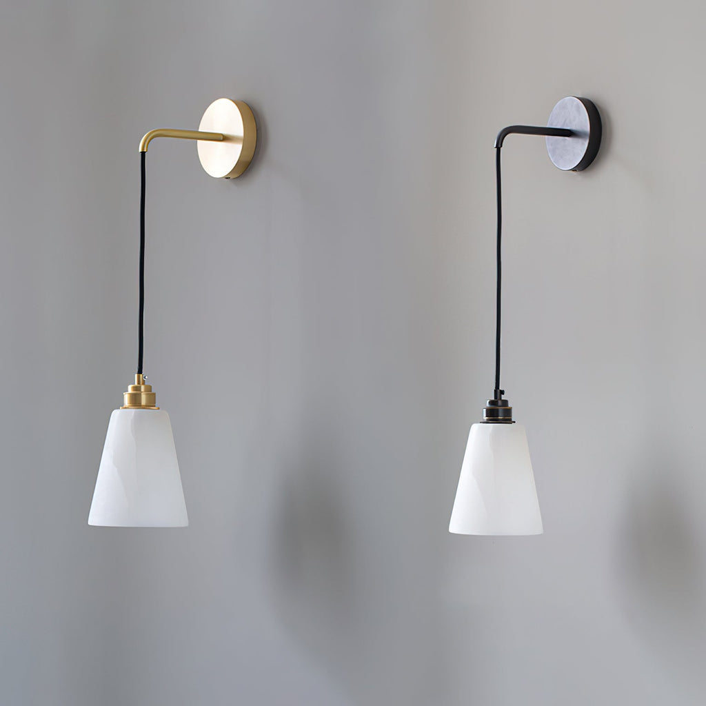 Droplet Alabaster Wall Light, Hardwired Wall Sconce, detail 10