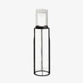 Dual Cylinder Glass Floor Light, Floor Lamp, Iron, ∅ 12.6″ x H 54.3″