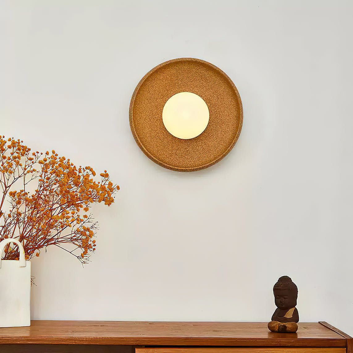 Dusk Circular Wall Light, Hardwired Wall Sconce, detail 9
