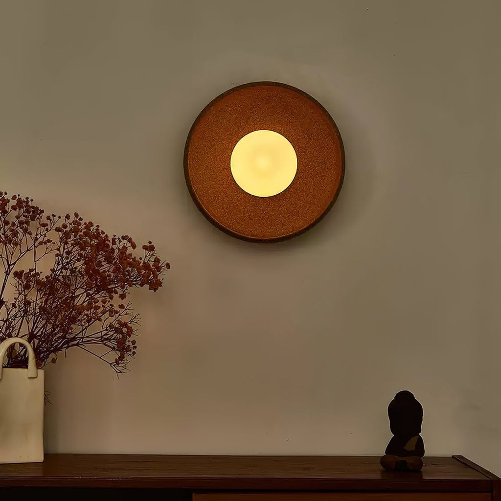 Dusk Circular Wall Light, Hardwired Wall Sconce, detail 3