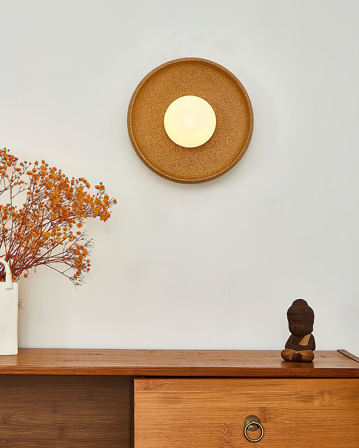 Dusk Circular Wall Light, Hardwired Wall Sconce, detail 5