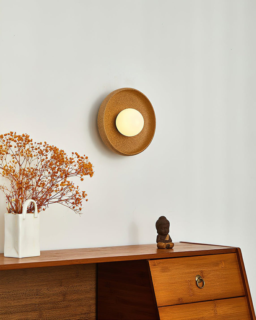 Dusk Circular Wall Light, Hardwired Wall Sconce, detail 6