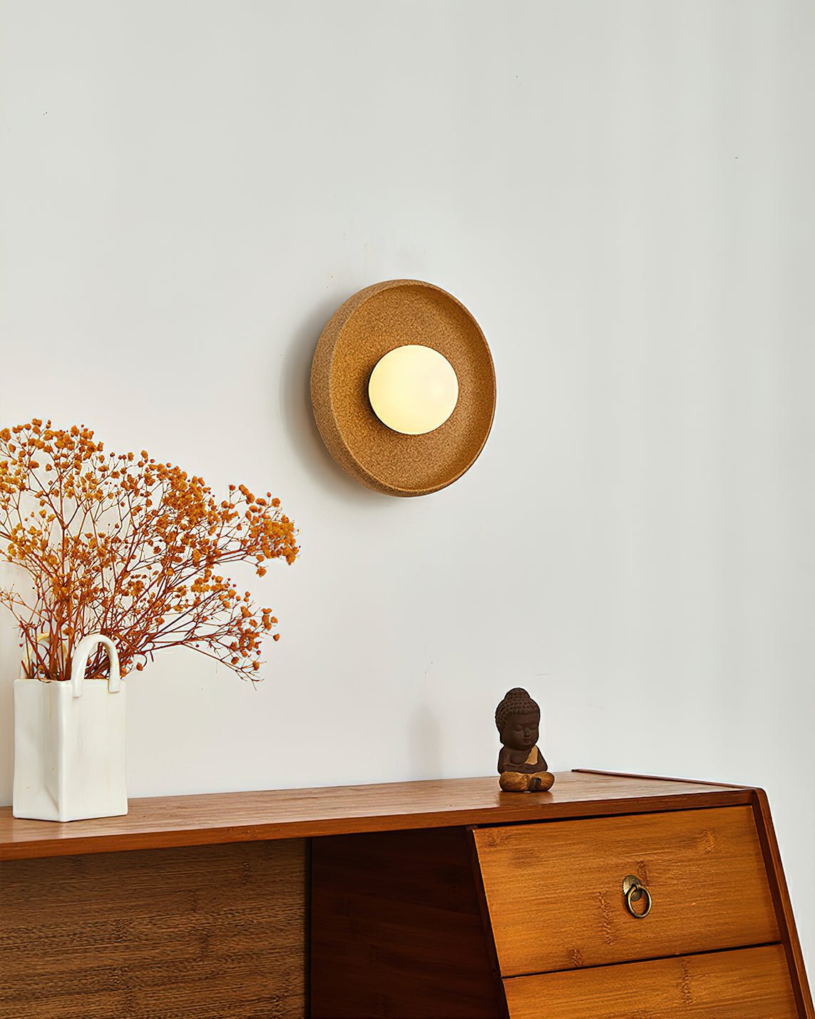 Dusk Circular Wall Light, Hardwired Wall Sconce, detail 6