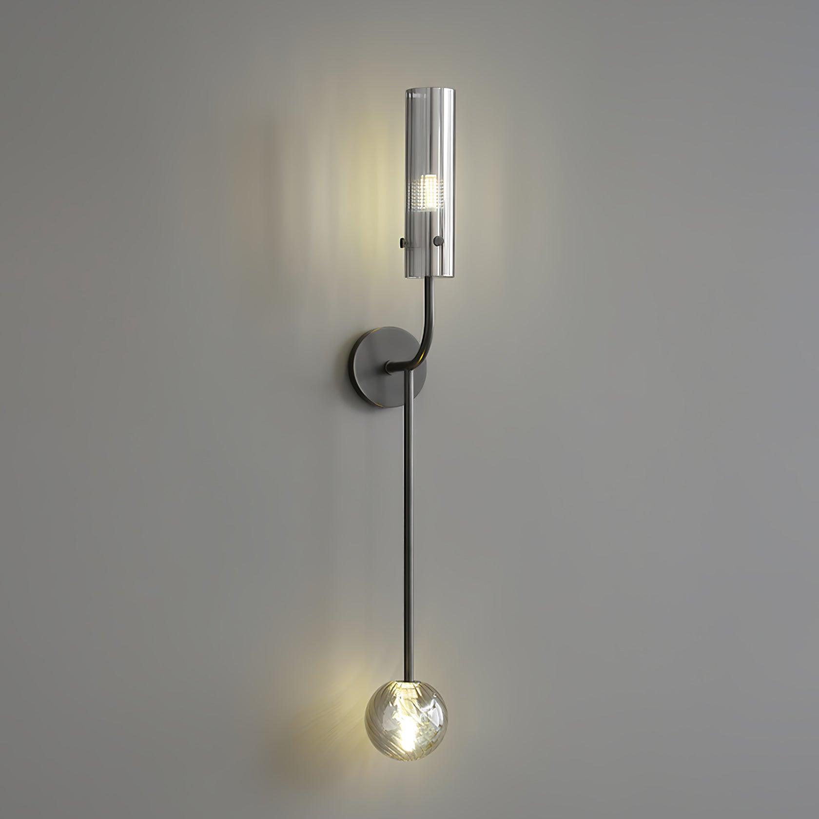 Eclat Vertica Wall Light, Hardwired Wall Sconce, detail 14