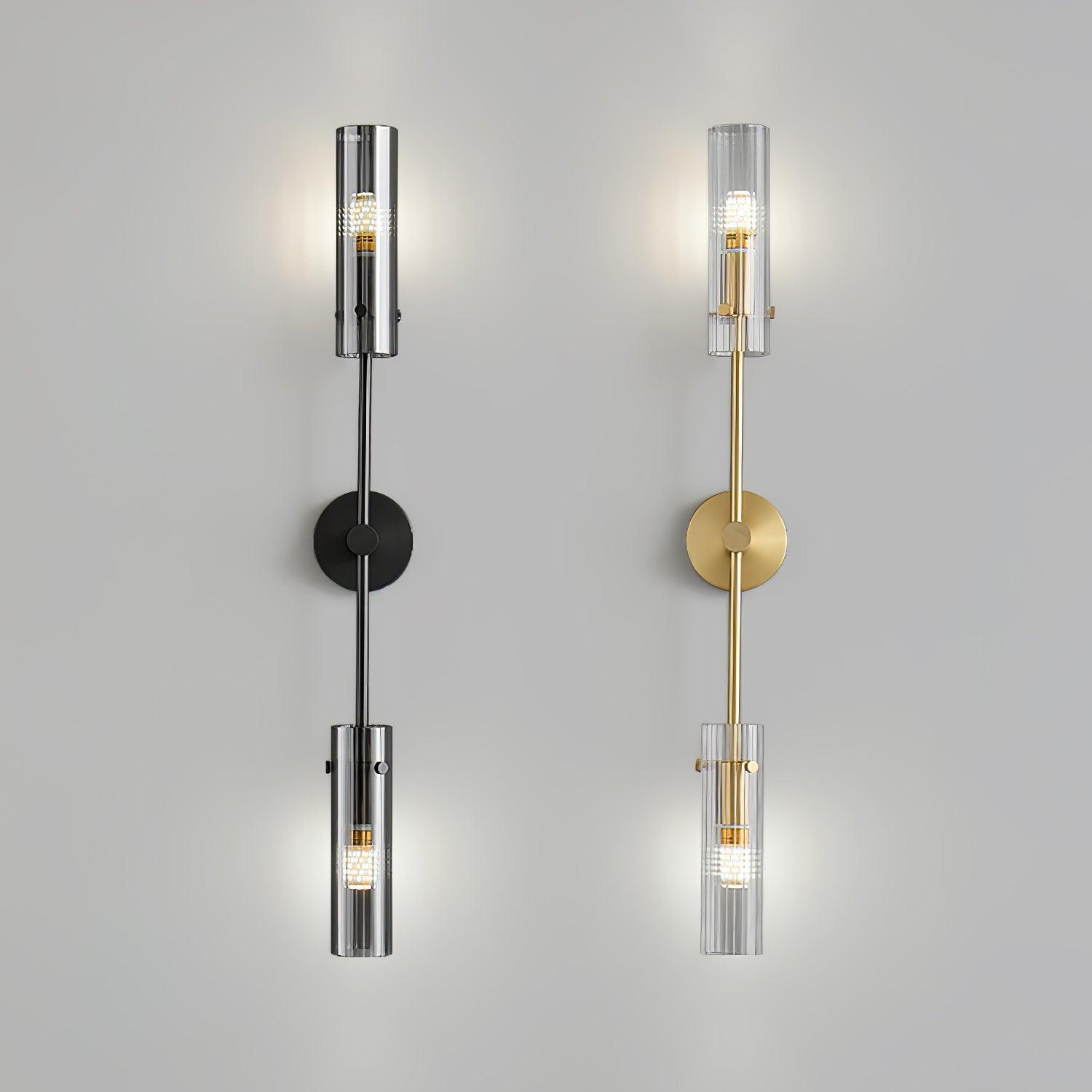 Eclat Vertica Wall Light, Hardwired Wall Sconce, detail 15