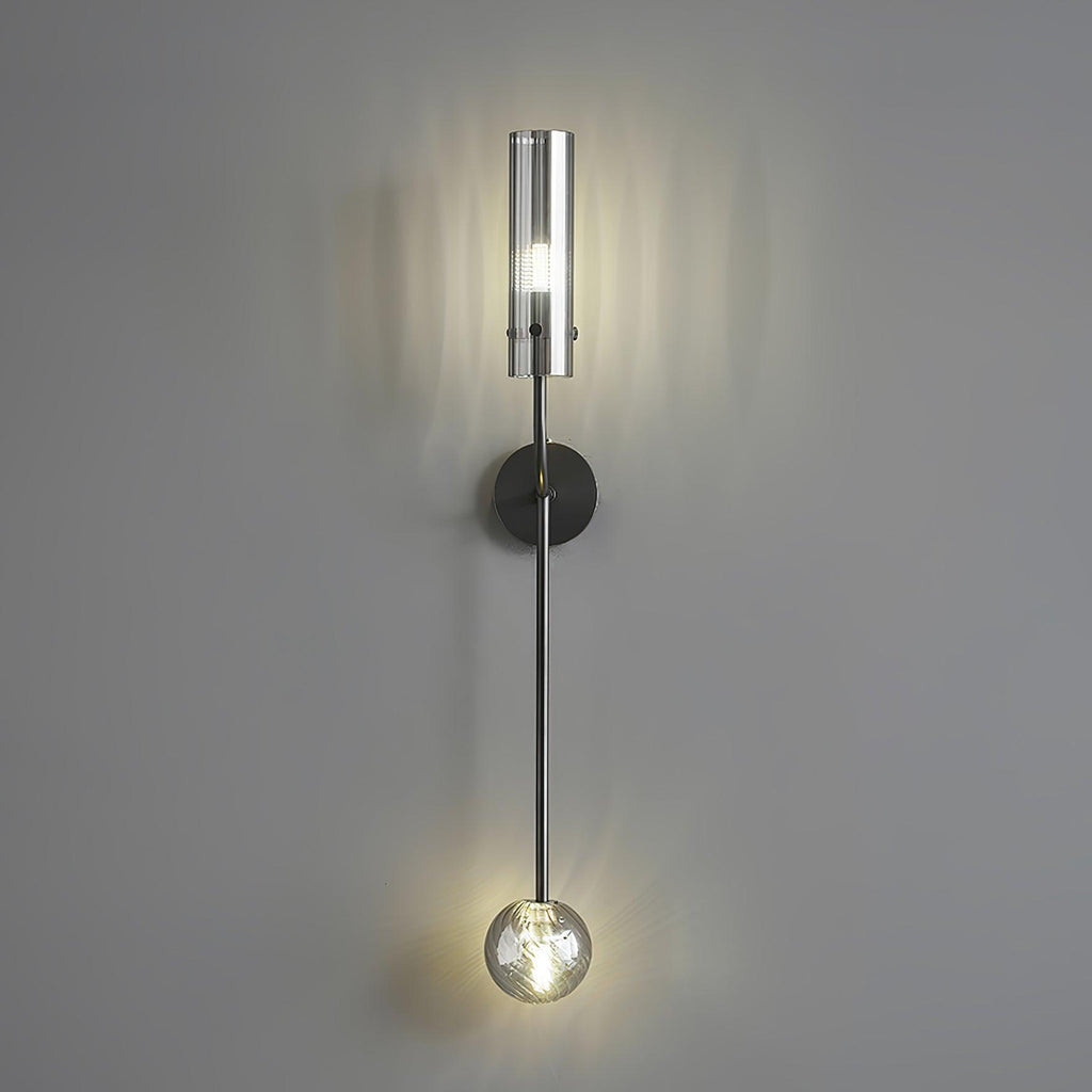 Eclat Vertica Wall Light, Hardwired Wall Sconce, detail 8