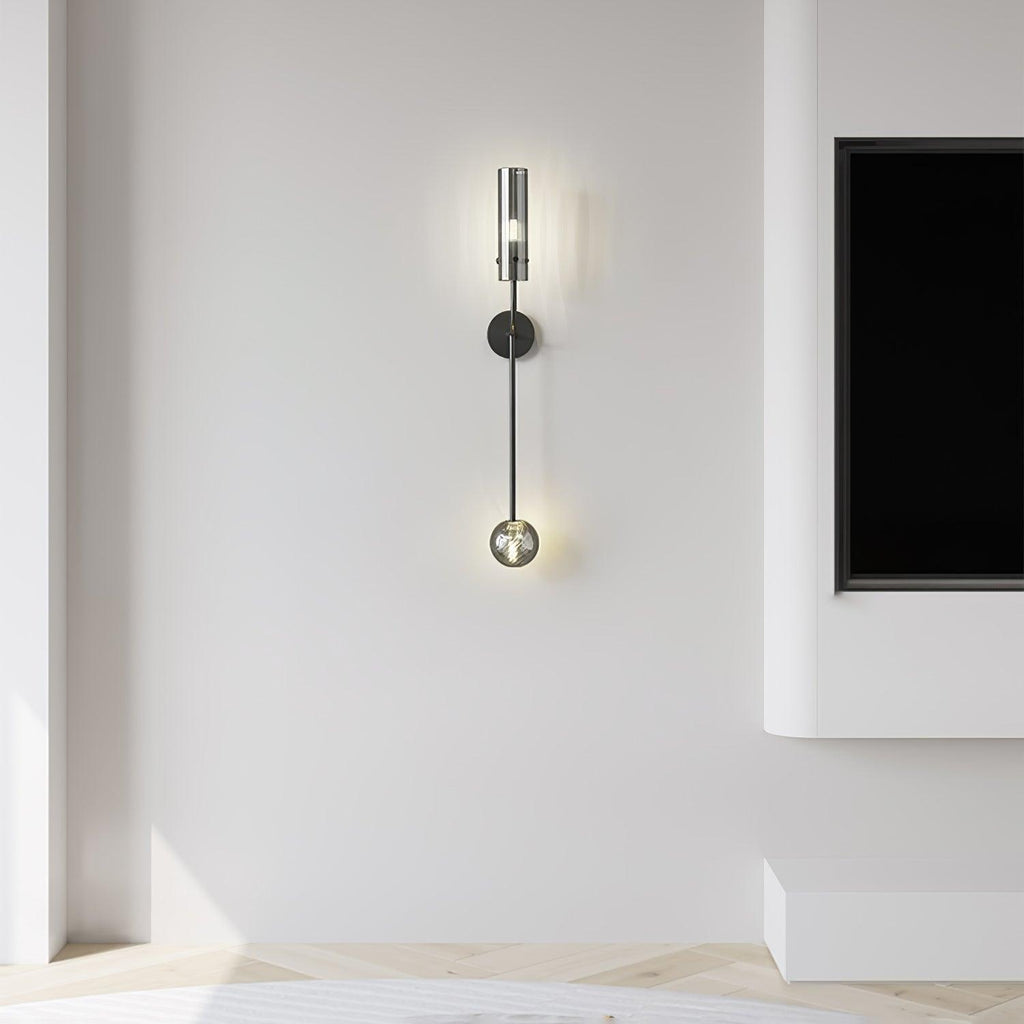 Eclat Vertica Wall Light, Hardwired Wall Sconce, detail 10