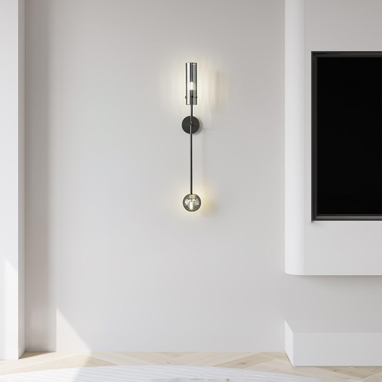 Eclat Vertica Wall Light, Hardwired Wall Sconce, detail 10