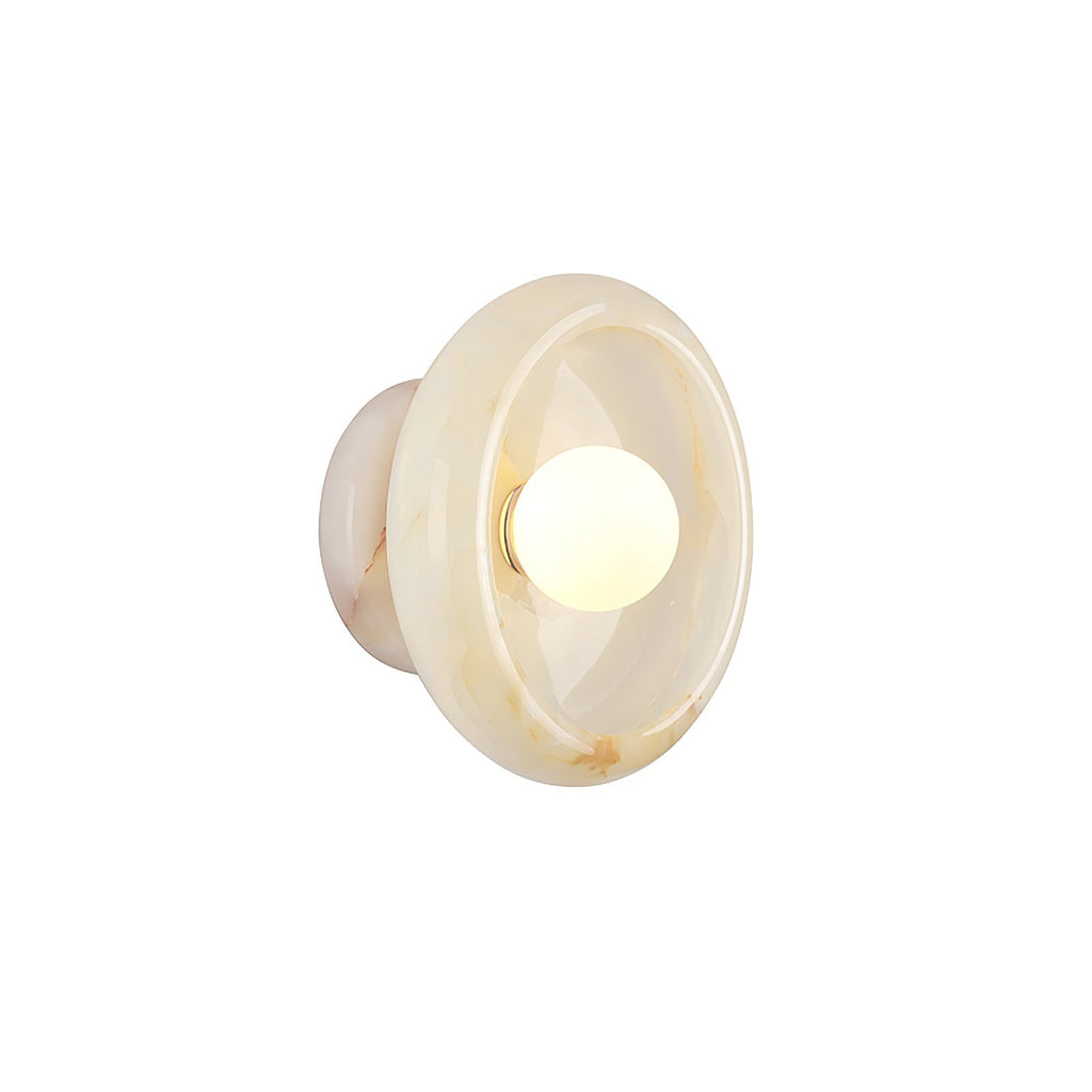 Eclipse Jade Wall Light, Hardwired Wall Sconce, detail 18