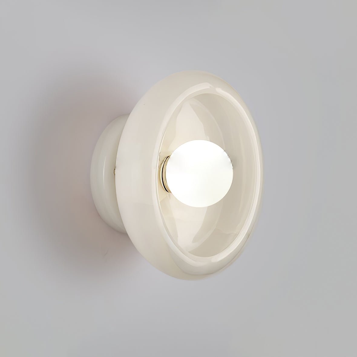 Eclipse Jade Wall Light, Hardwired Wall Sconce, detail 3