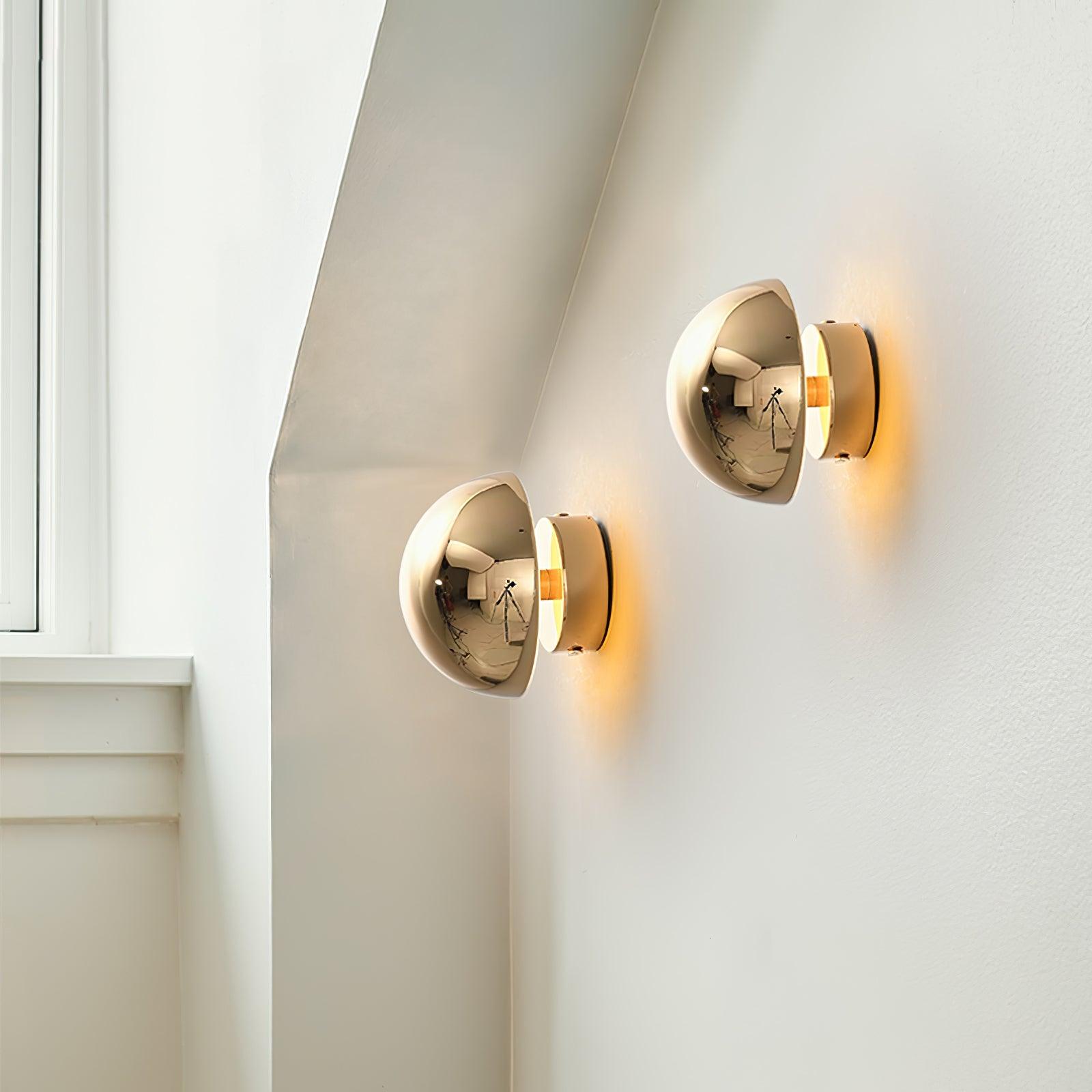 Aurum Sphere Wall Light, Hardwired Wall Sconce, detail 4