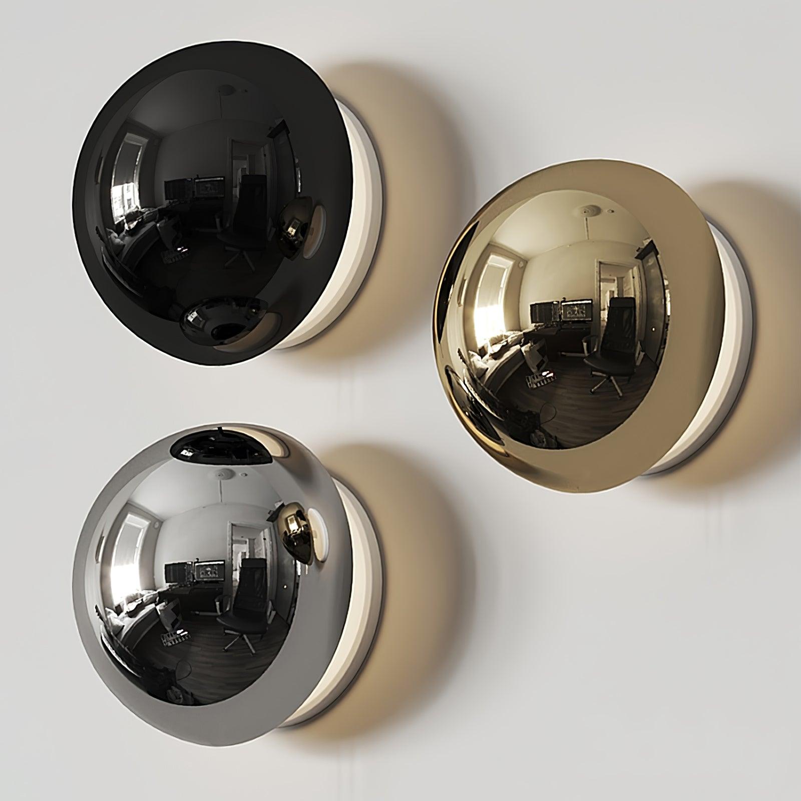 Aurum Sphere Wall Light, Hardwired Wall Sconce, detail 3