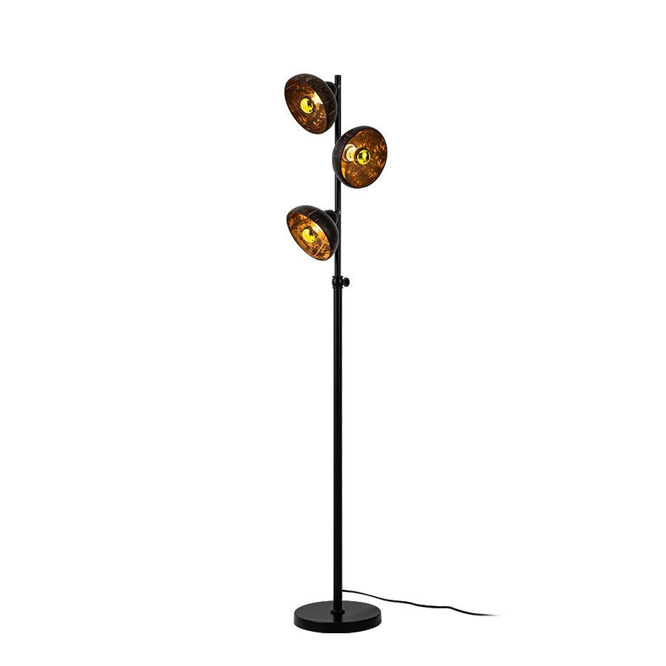 Eclipse Walnut Floor Light 11.8", Floor Lamp, 30 x 160cm