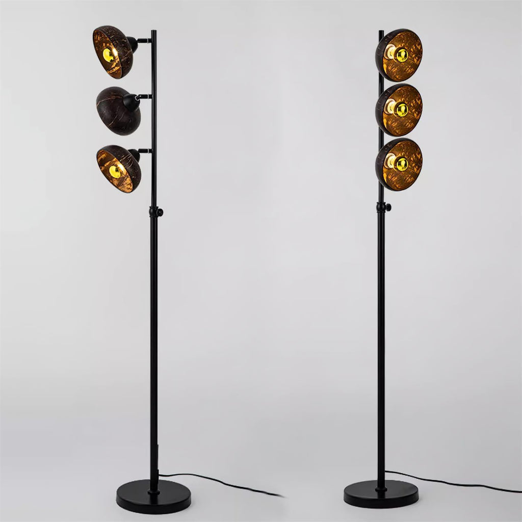 Eclipse Walnut Floor Light 11.8", Floor Lamp, detail 11