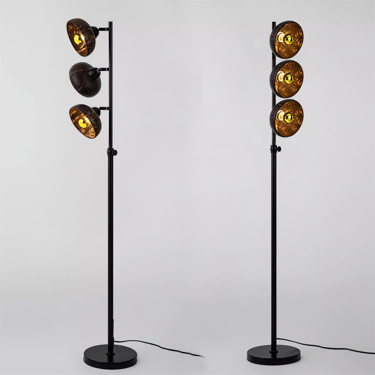 Eclipse Walnut Floor Light 11.8", Floor Lamp, detail 11