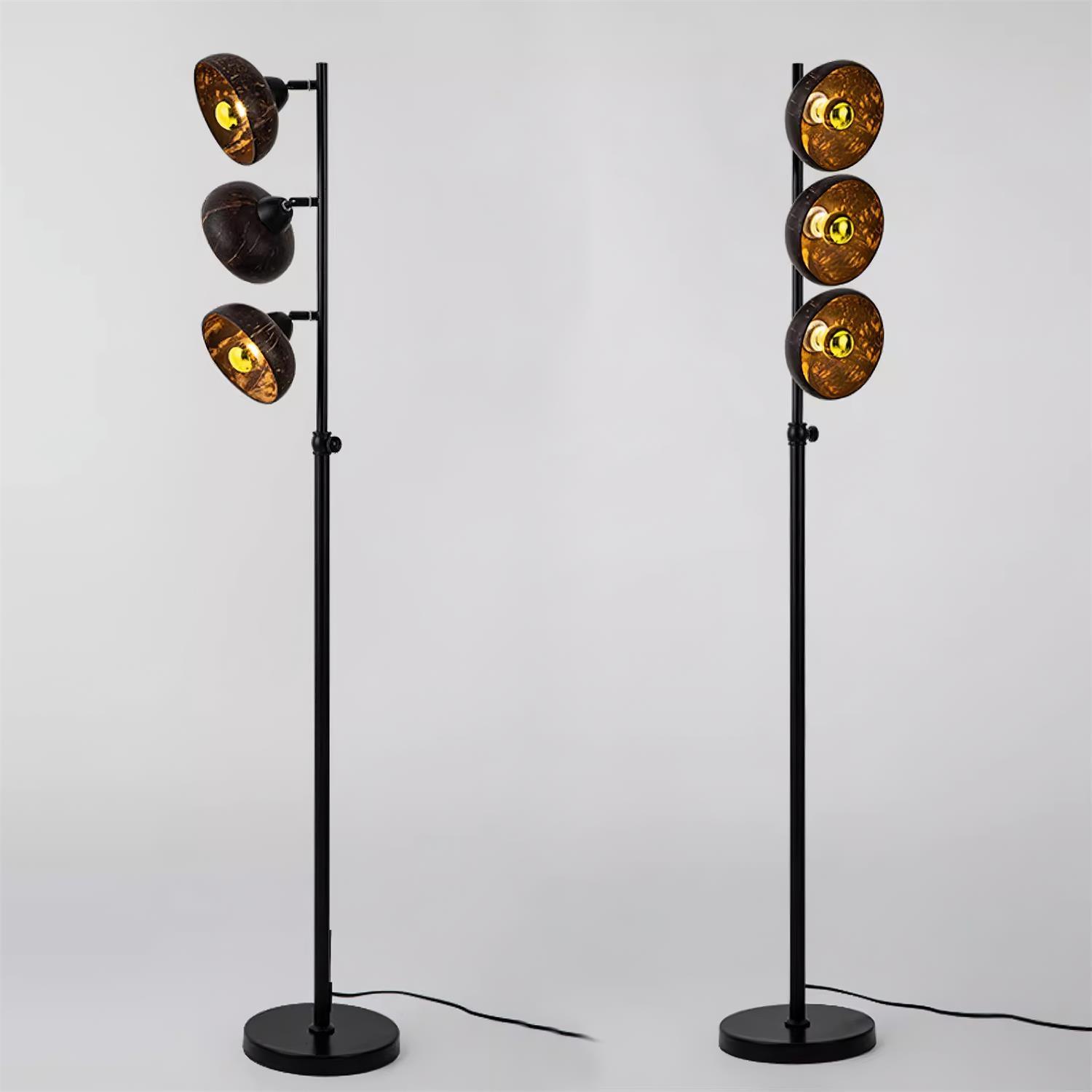 Eclipse Walnut Floor Light 11.8", Floor Lamp, detail 11