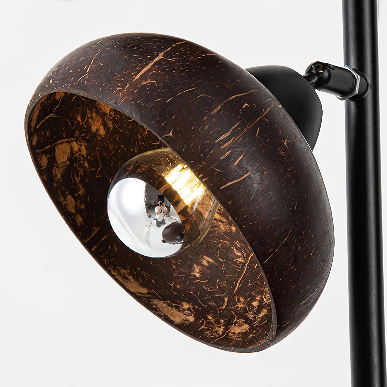 Eclipse Walnut Floor Light 11.8", Floor Lamp, detail 12